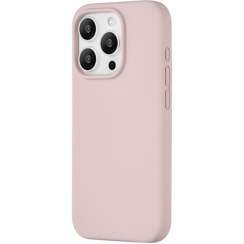 CS266LR61PTH-I23M Чехол защитный uBear Touch Mag Case, iPhone 15 Pro, MagSafe, силикон, розовый